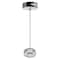 Cwi Lighting Milan LED Mini Pendant With Chrome Finish 5626P6-1-601 - alternate 4